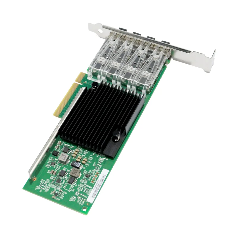 

High Performance X710-DA4 Quad Port 10Gb/s SFP+ Server Network Card Intel XL710 Chipset PCIe 3.0 x8 Low Profile & Full Height