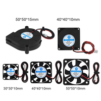 3010/5015/4010/4020 5/12/24V Cooling Turbo Fan Brushless 3D Printer Parts 2Pin For Extruder DC Cooler Blower Plastic Fans