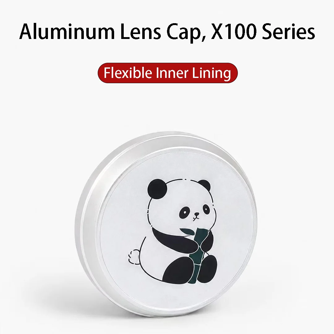 Metal Lens Cap for Fujifilm X100 Series, Aluminum Alloy EVA Lining, Vintage Pattern Camera Lens Cover