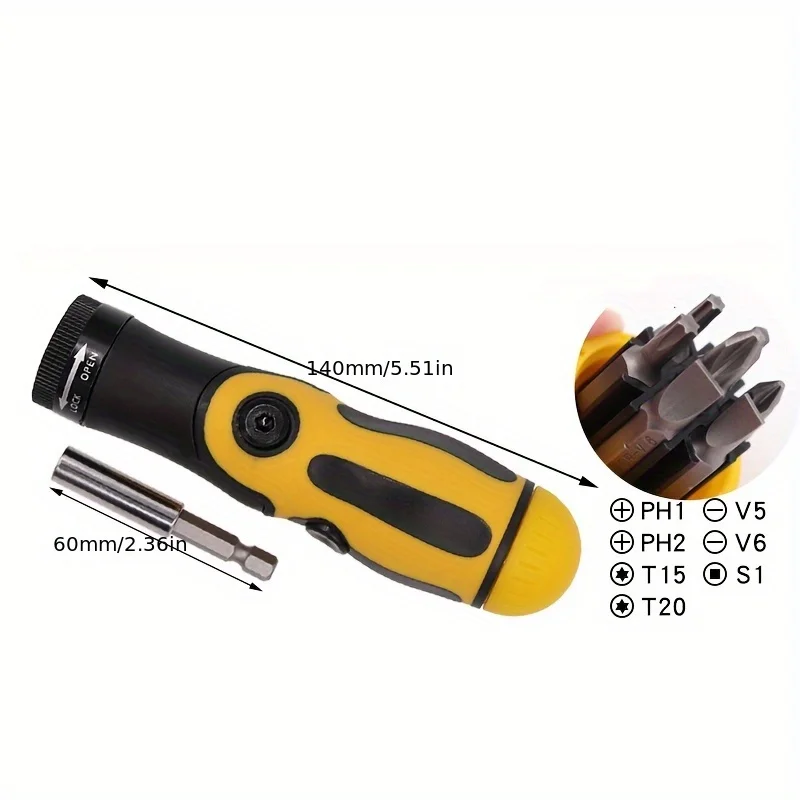 ‌ コンパクトレシプロソー - 木材/金属/PVCカッター - ハックソーブレード付きDIYハンドソー ‌