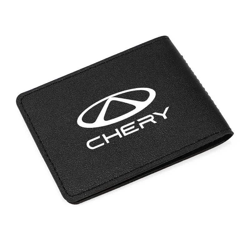 For Chery Tiggo 7 Pro 4 3 Fulwin 2 Arrizo 6 QQ 5x 5 8 T11 3 5 Gx EQ7 E3 Amulet IQ  PU Leather Car Driver License Holder Card Bag