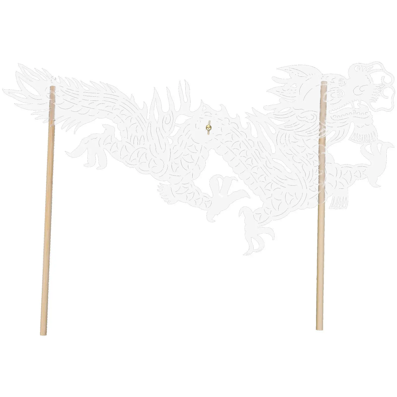 

Chinese New Year Dragon Shadow Puppet DIY Handmade Decoration Traditional Cultural Craft for Festival Party Puppet Show
