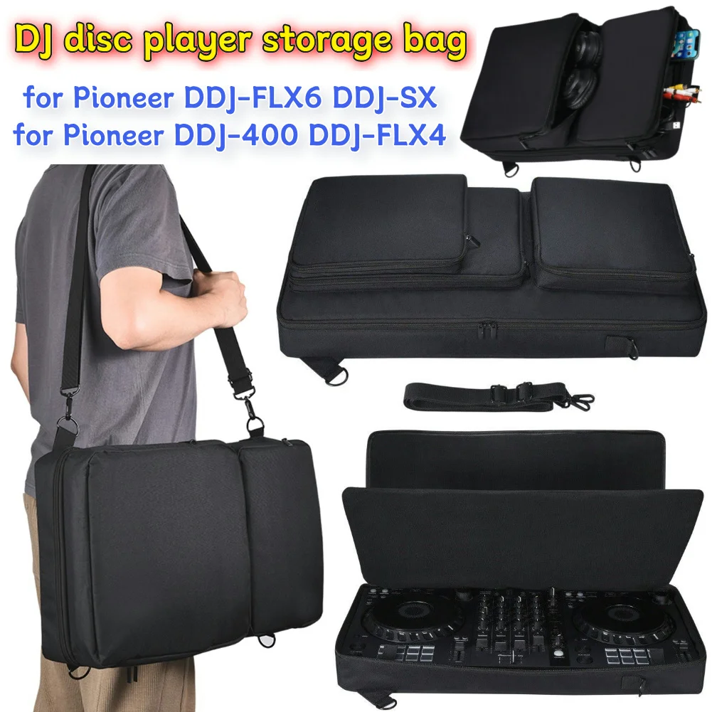 

Portable Storage Bag Anti-Scratch Carry Bag Adjustable Shoulder Strap High Capacity for Pioneer DDJ-FLX6 DDJ-SX DDJ-SX2 DDJ-SX3