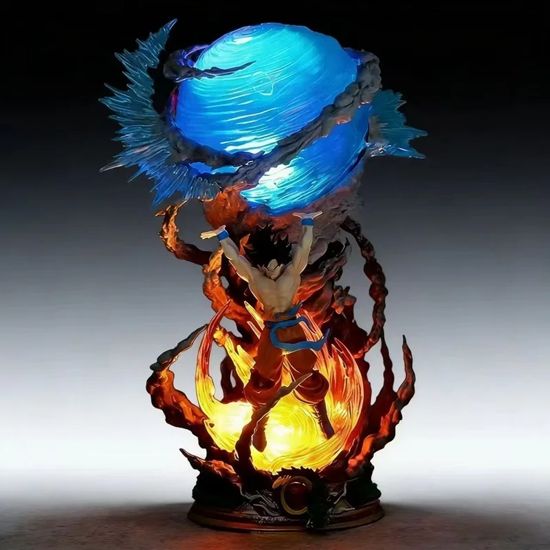 

Dragon Ball cartoon super Saiyan action doll Wukong model mystery statue doll collection ornaments Christmas gifts