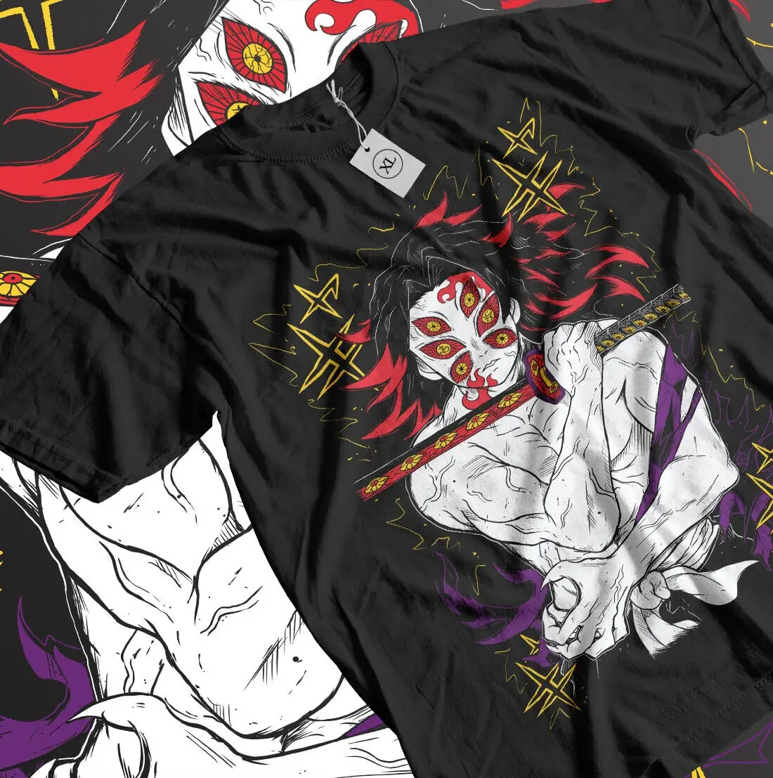 Camiseta Kuko Harai hipnosis mic chica Anime samatoki Kawai camisa negra todas las tallas