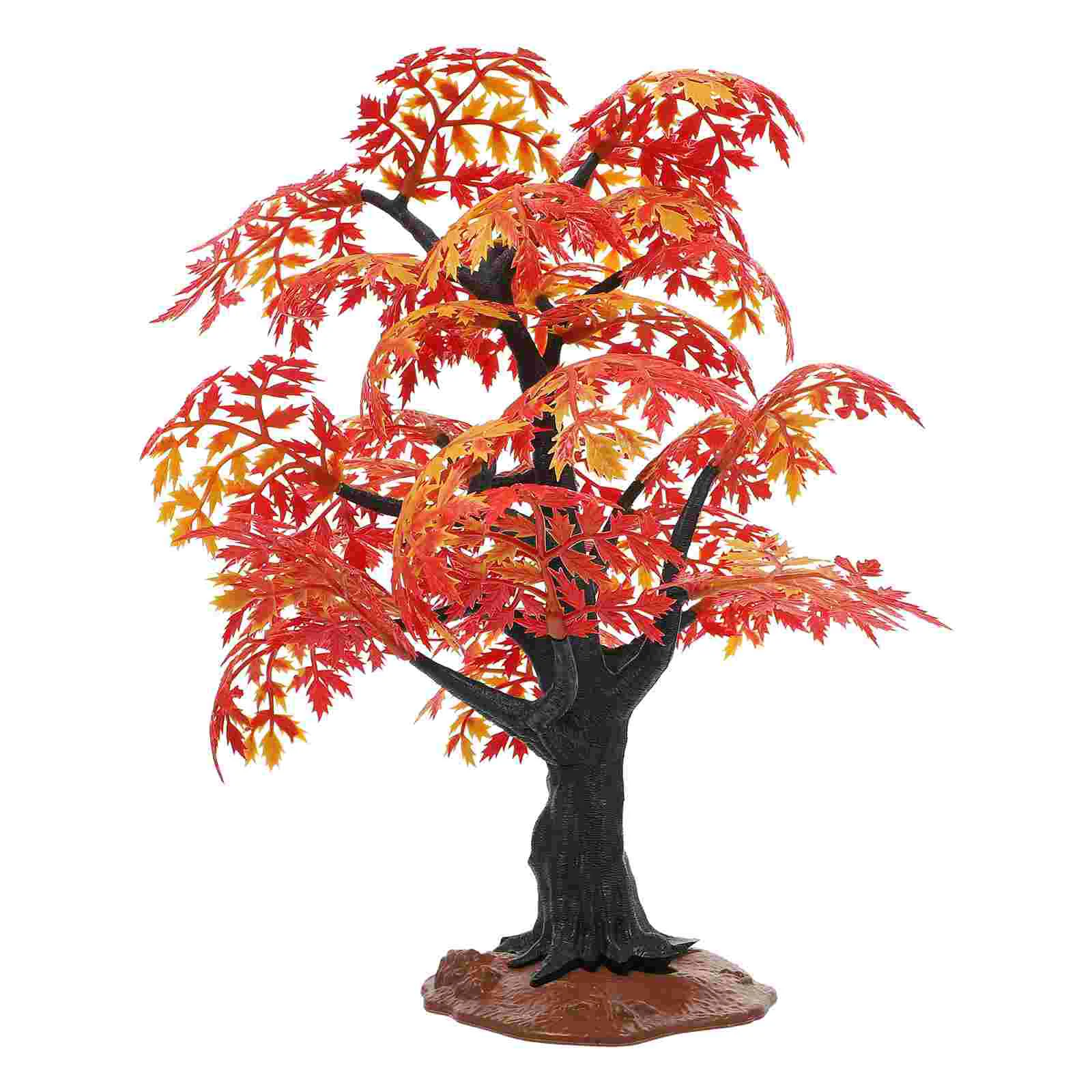 

Maple Model Tree Small Decorative Gardening Sand Table DIY Micro Landscape Adornment Plastic