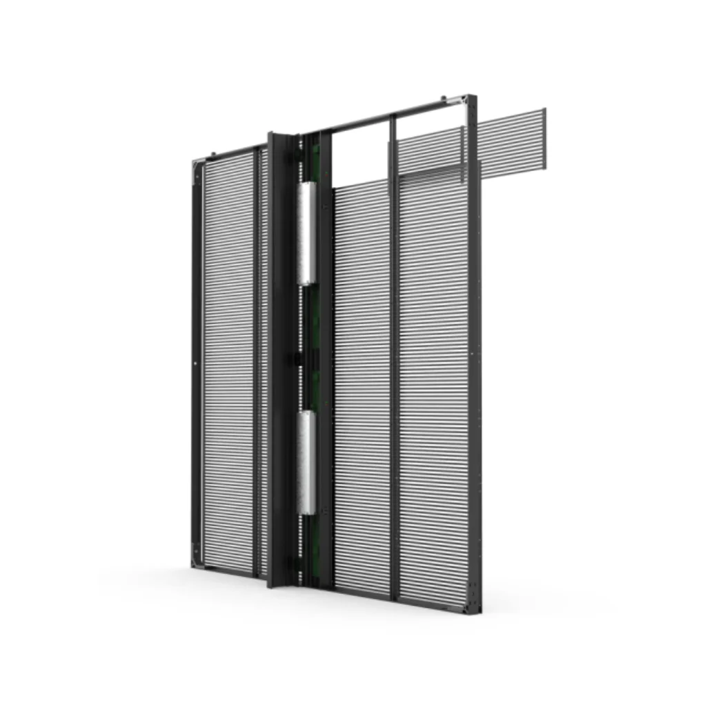 P3.9 High Brightness Transparent LED Display with Lightweight Design for Storefront Glass Window Advertising
