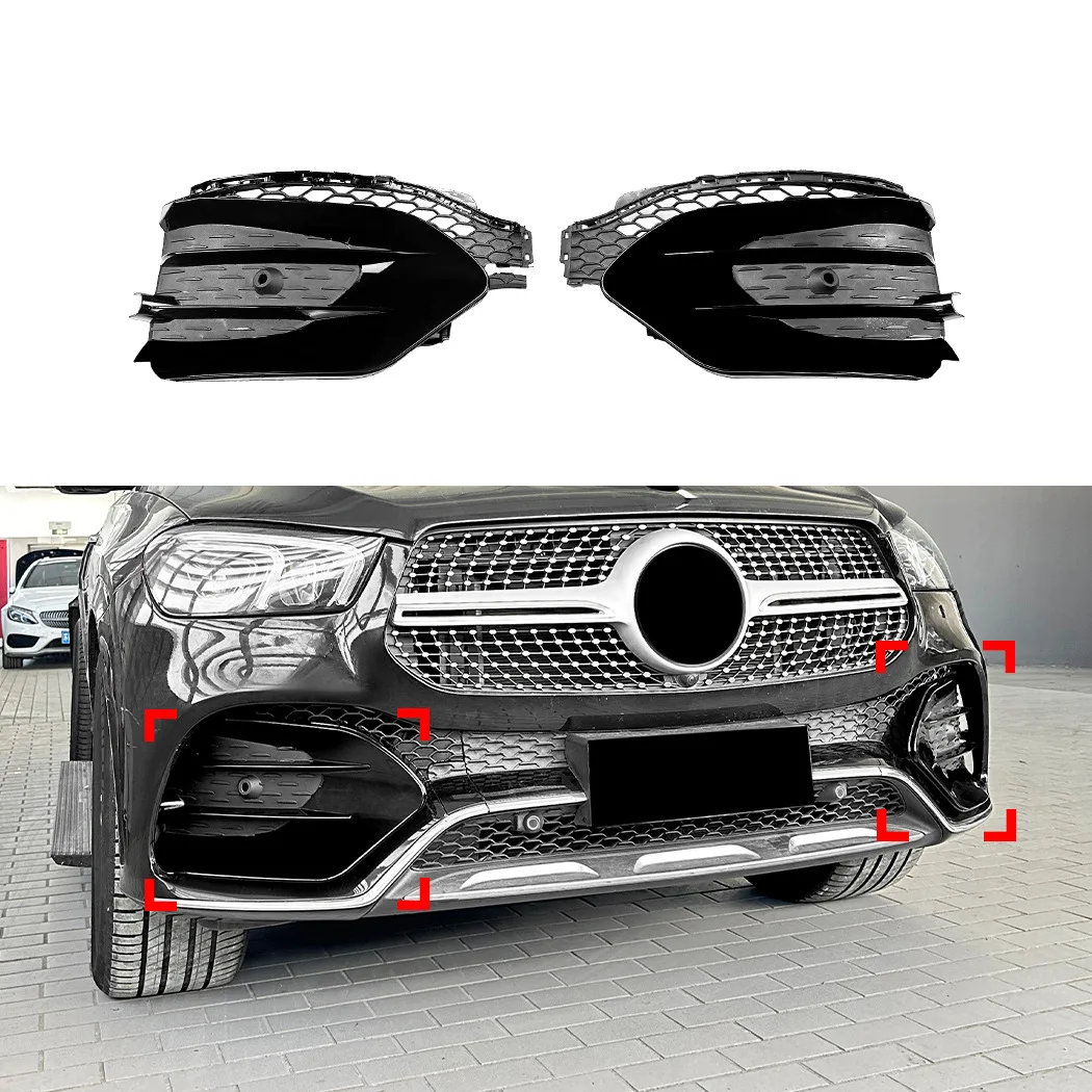 

For Mercedes Benz GLE class W167 GLE450 GLE53 2019-2023 AMG Grille Air Outlet Wind Knife Modification