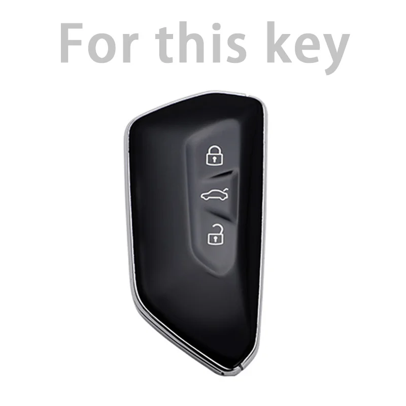 Per VW Golf 8 Mk8 2020 per Skoda Octavia 4 8 A8 MK4 VAG Gruppo 2021 Seat Leon TPU Copertura Chiave Dell'automobile Telecomando Custodie supporto