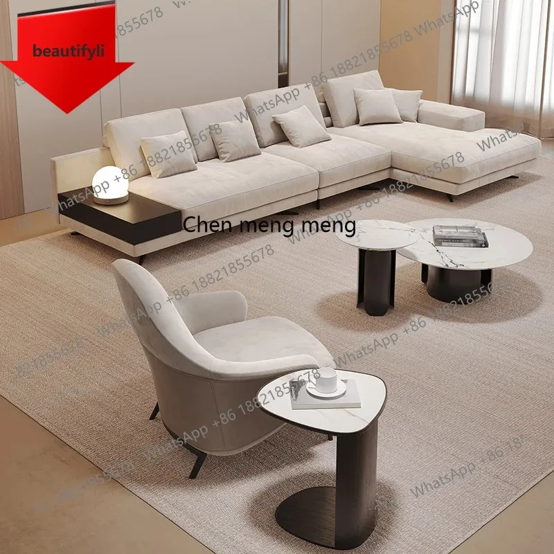 

A48 Тканевый диван полиформа, угловой комбинированный диван-наложница, вилла, дизайнерский диван