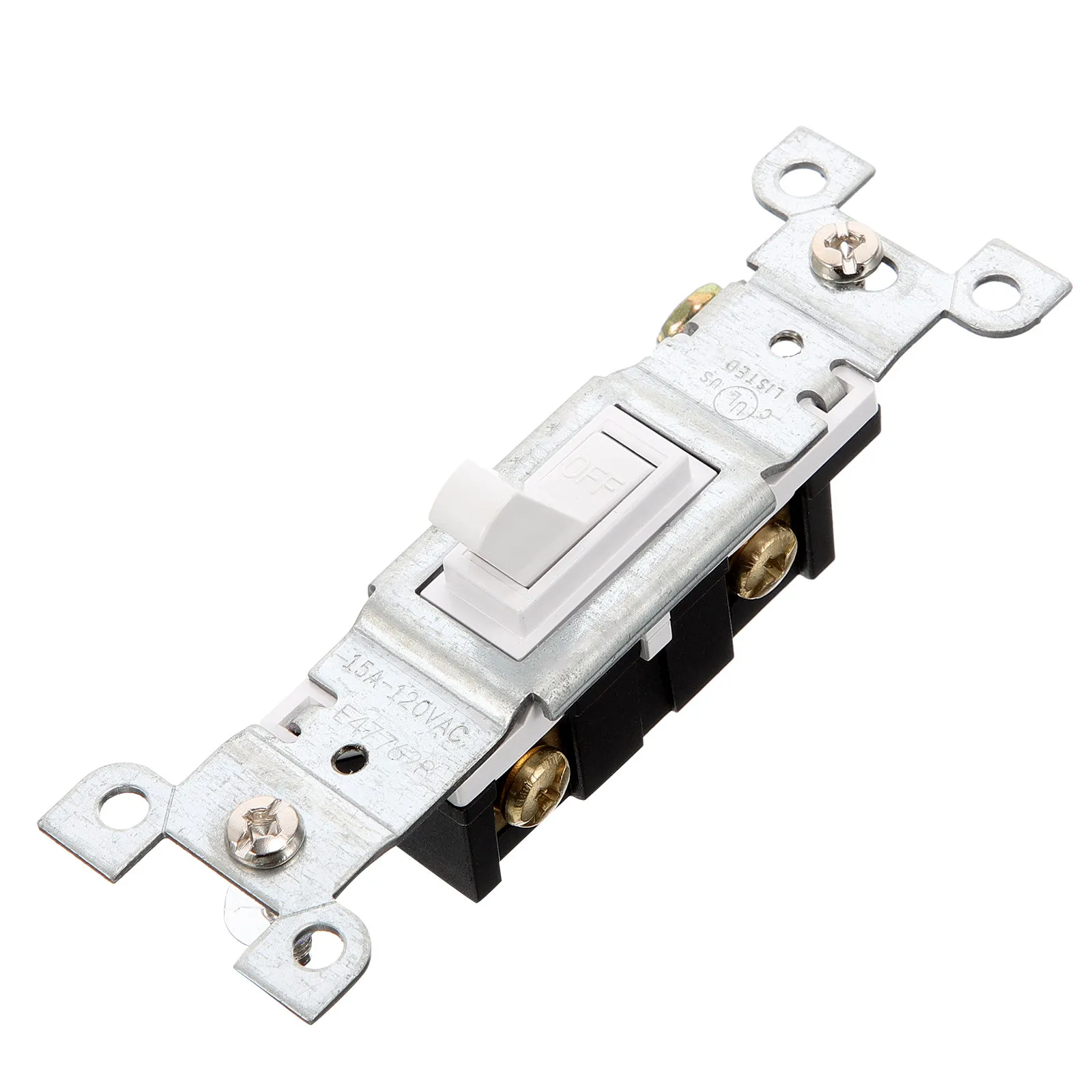Professional Wall Switch Socket Combo Single Pole Light Switch White Electrical Outlet for Home Decoration Renovation Projects