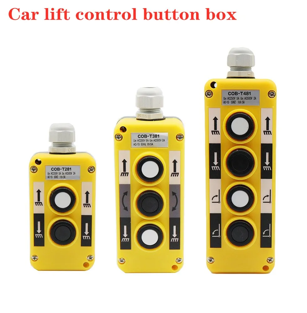 Industrial Remote control Push button switch Crane Truck Controller Switches Control Lift Electric COB-T381 COB-281 COB-481