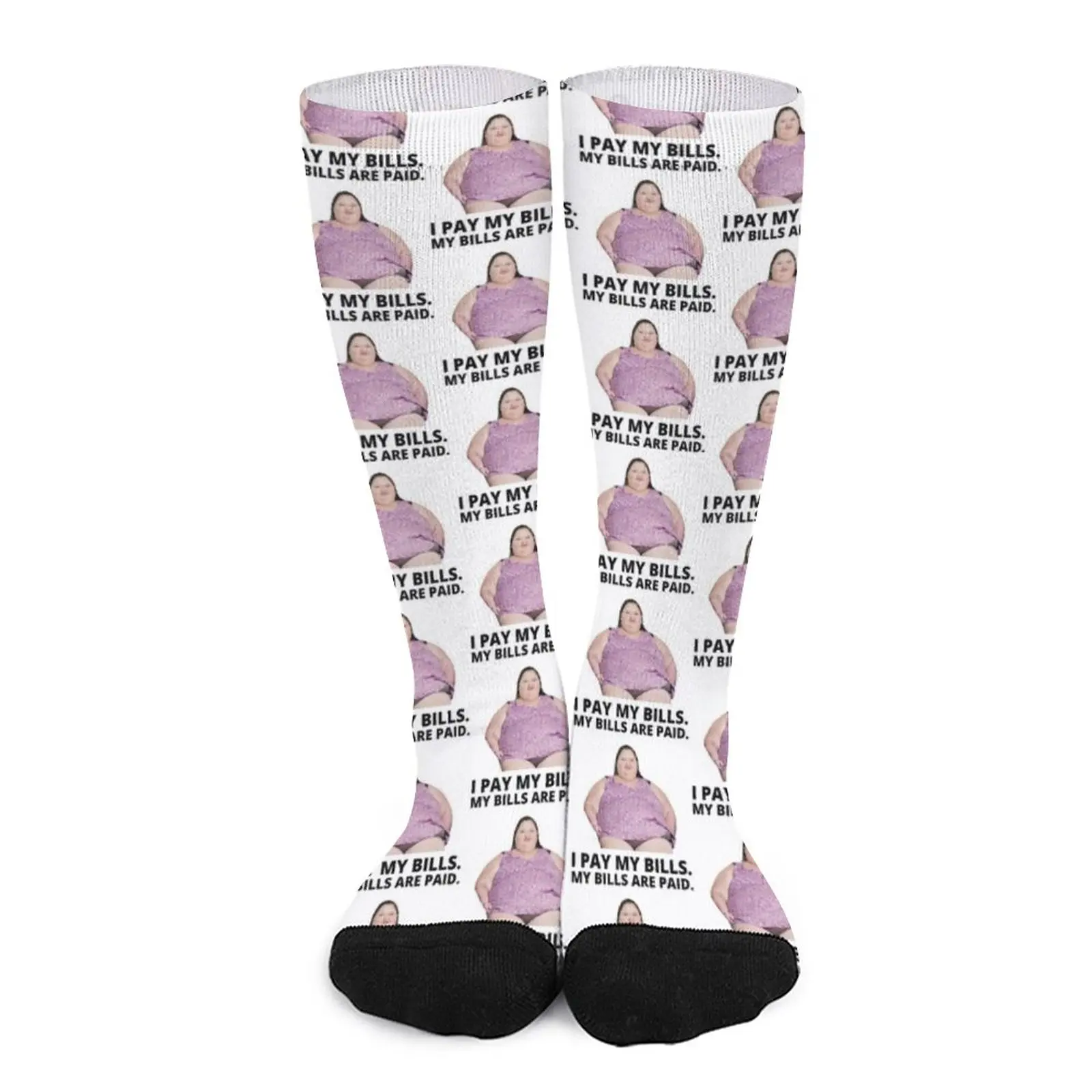 

1000lb Sisters Amy Slaton - I Pay My Bills Socks anime socks Soccer custom socks