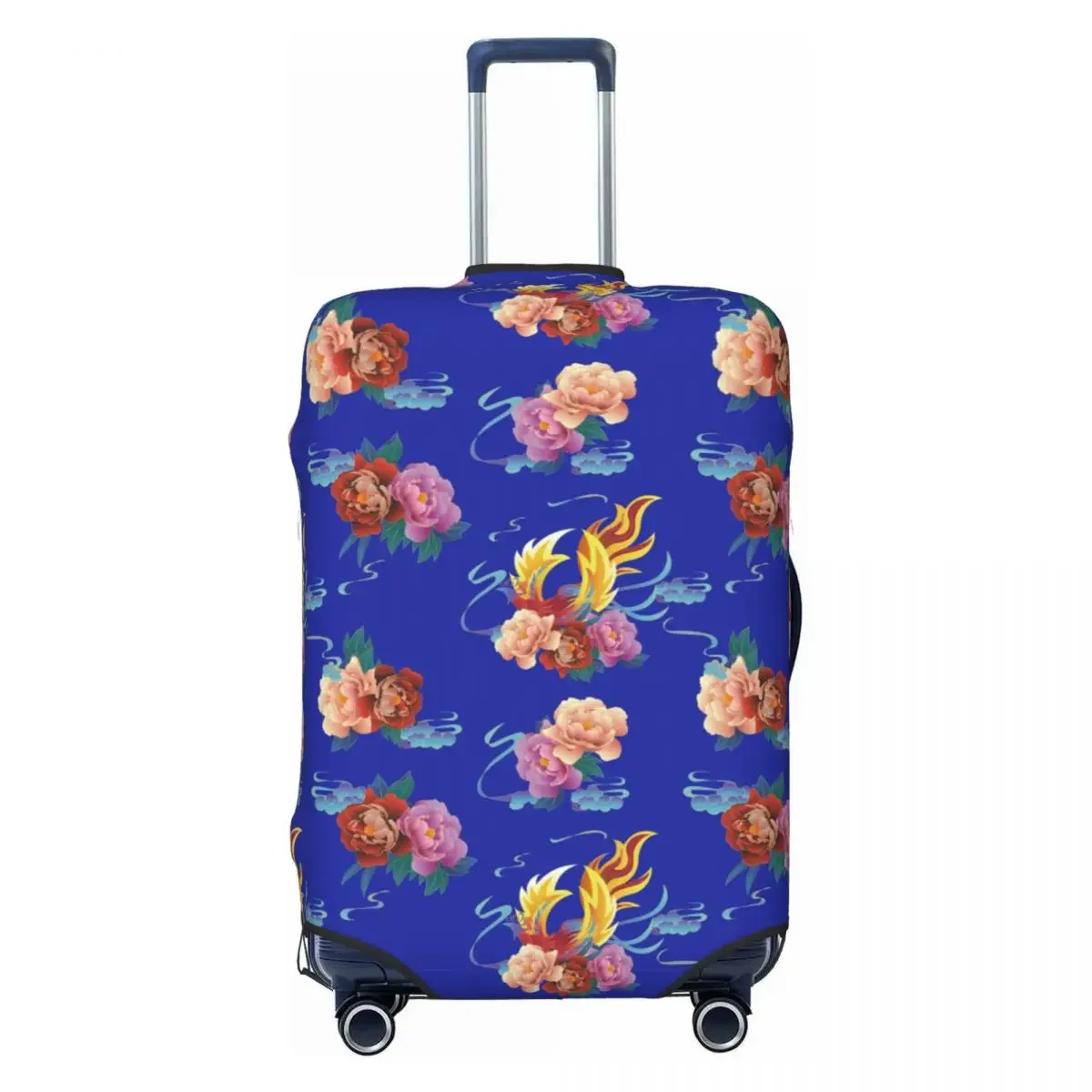 Indian Flower Boho Pattern Suitcase Cover Holiday Hawaii Elastic Luggage Case Travel Protector