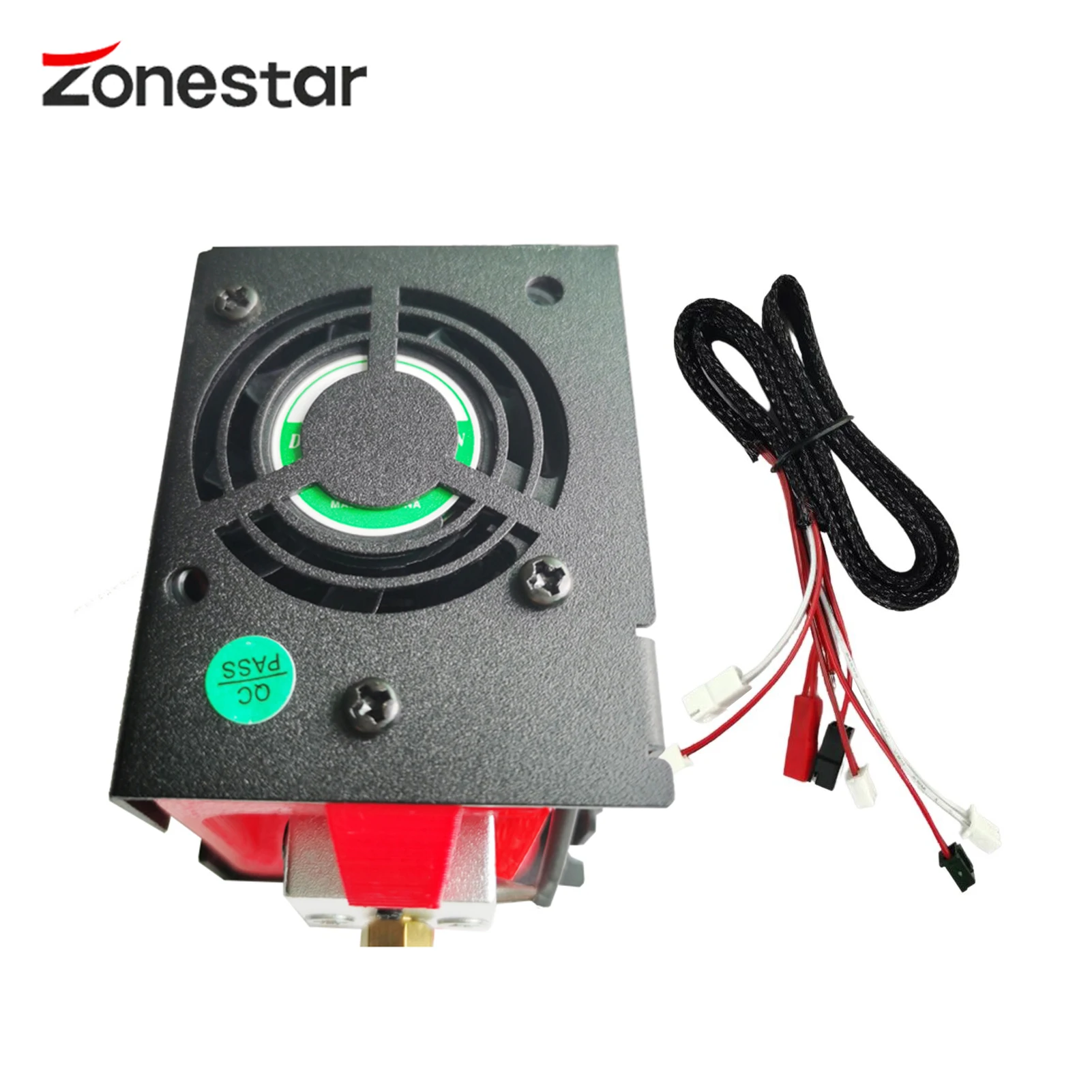 Zonestar HE4_24V_Z9V5 3D Printing Head for Z9 3D Printer with A Extension Wire Suppot 1-4 color filament High Print Temperature