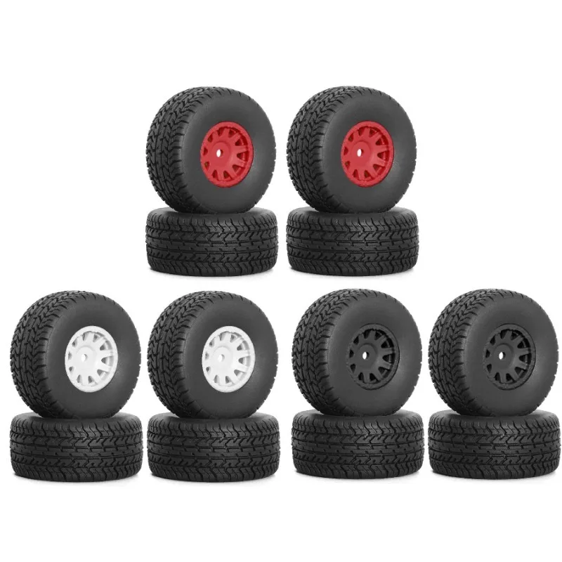 

4pcs 65mm Rubber Tire Tyre 12mm Hex ARA550116 for Arrma 1/14 MOJAVE GROM RC Car Upgrade Parts Accessories