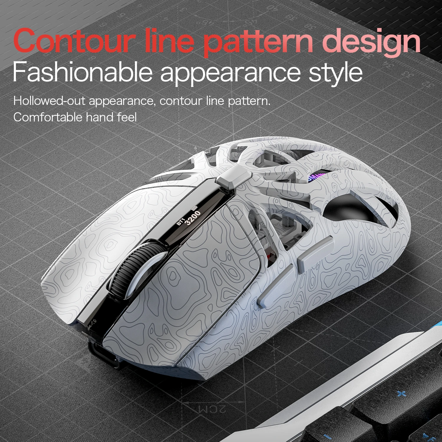 SMAILWOLF M8 Bluetooth wireless mouse e-sports gaming macro