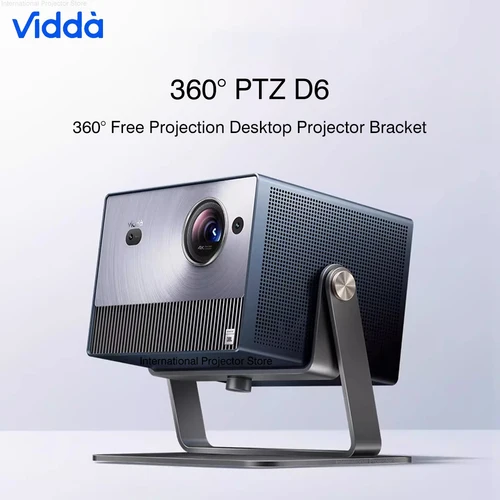 Vidda 범용 팬 틸트 D6 Hisense 프로젝터, 360 ° 무지향성 데스크탑 팬 틸트 브래킷, C1 Pro C1S 프로젝터용 