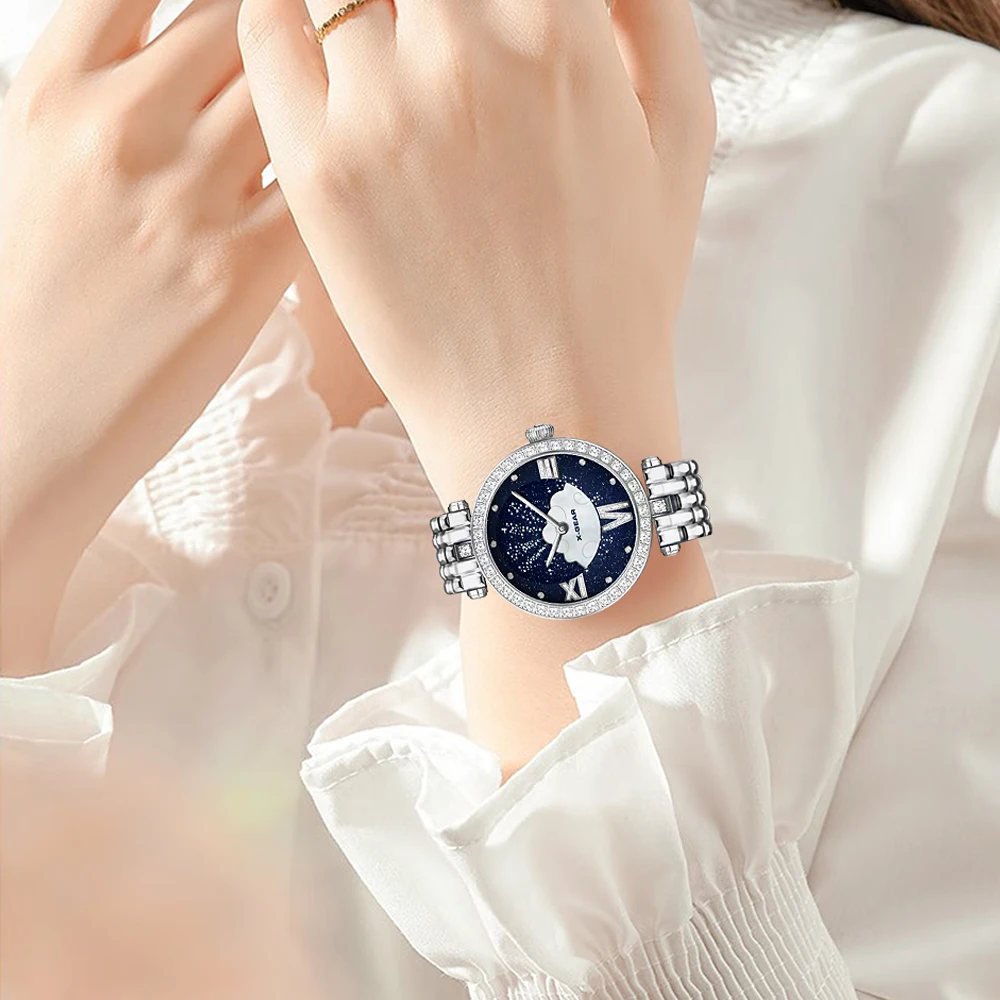 New Casual Watches Women Luxury Fashion Lovers Watch  Stainless steel Quartz Watch Women Gift Business Wristwatch