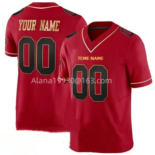 Custom  Jersey Fred Warner Jerry Rice Bosa Brock Purdy George Kittle Christian McCaffrey Stitched Jerseys