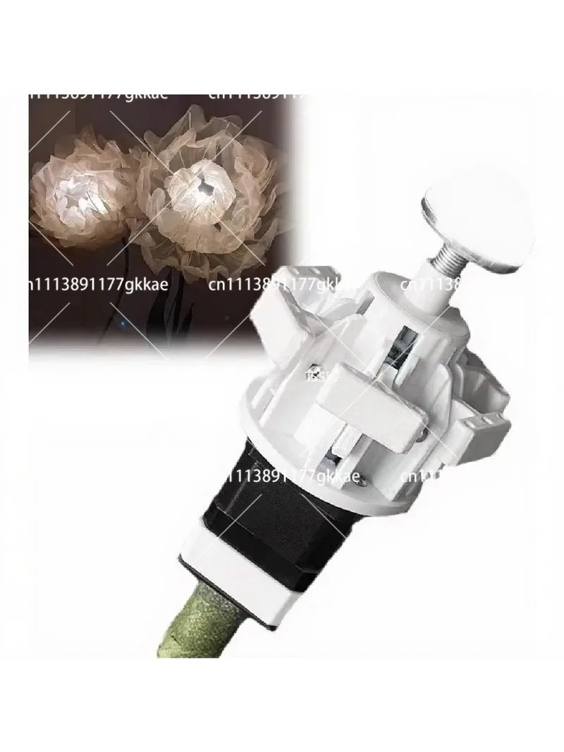 Wedding Mechanical Flowers Automatic Open Closing Motor Glowing Simulation Flower Opener Artificial Flower Decoration