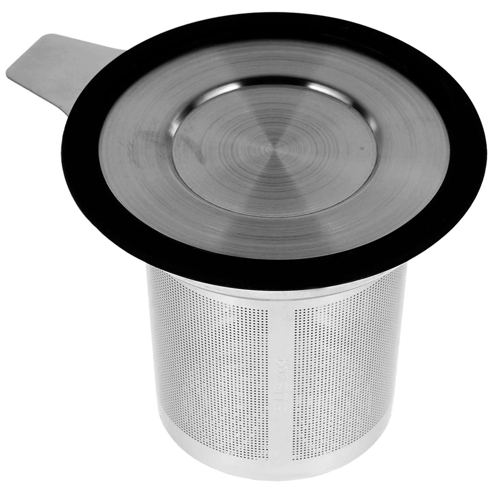 

1Set Stainless Steel Tea Infuser Fine Mesh Strainer Rustproof Multipurpose Lid Practical Gift for Tea Lovers