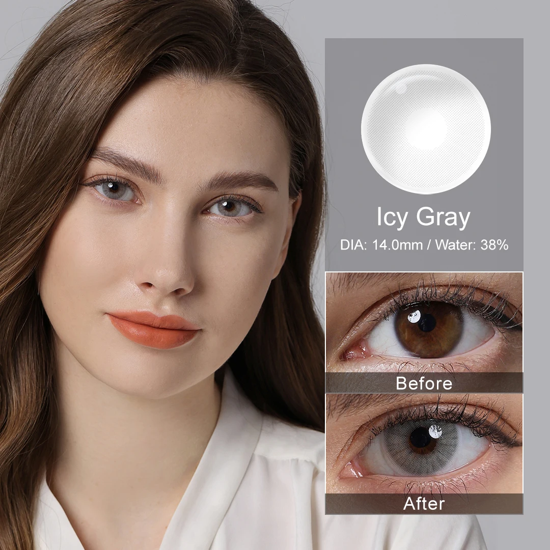MAGSITER Queen Amber/Avela Kontaktlinsen in natürlicher Farbe für die Augen, geeignet für den täglichen Gebrauch, Augenkosmetiklinsen, 6 Monate haltbar – Detail 5