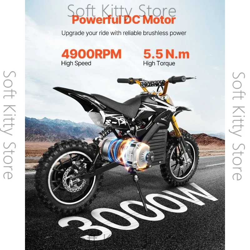 3000W Electric Brushless DC Motor 60V/72V 4900rpm go Kart Electric Motor Electric Dirt Bike Motor for E-Bike Motorcycle