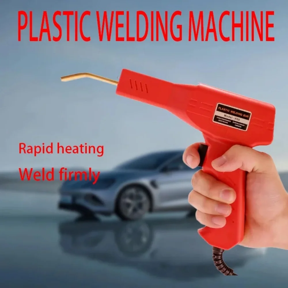 Plastic Welder Kit With 4 Types Staples Machine Car Bumper Soldering Soldering Iron for Car Bumper Cracks Kayaks Plastic Repairs