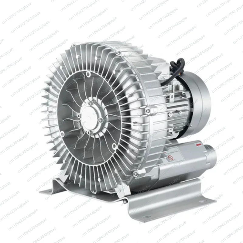 220V 750W Single Three High Pressure Vortex Fan Air Pump Axial Flow Vortex Fan Oxygen Booster Pump Silent High Pressure Blower