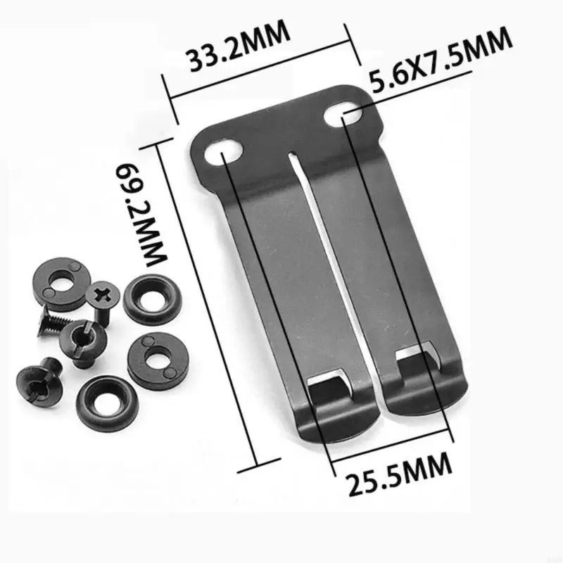 40JE مريح مقطع CLAM CLAMP من الفولاذ المقاوم للصدأ ل k غمد يوفر الراحة والدعم لساعات طويلة في المكتب أو القيادة