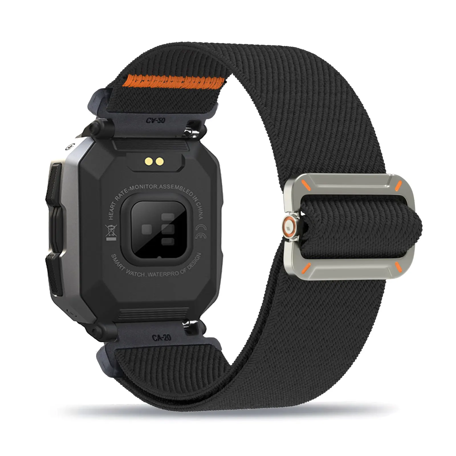 

Stretchy Band for C20 Smartwatch/Tank M1 Smartwatch Band, Soft Nylon Elastic Braided Strap