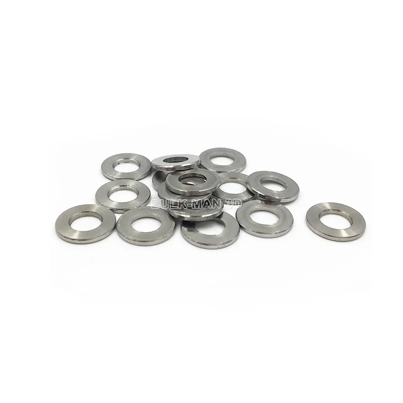 20pcs/Lot 10x5x1mm/8x5x1mm/6x5x1mm/6.5x5x1mm Slot Flat Washer Precise Shims for V-slot Linear Rails, V-Slot Wheels