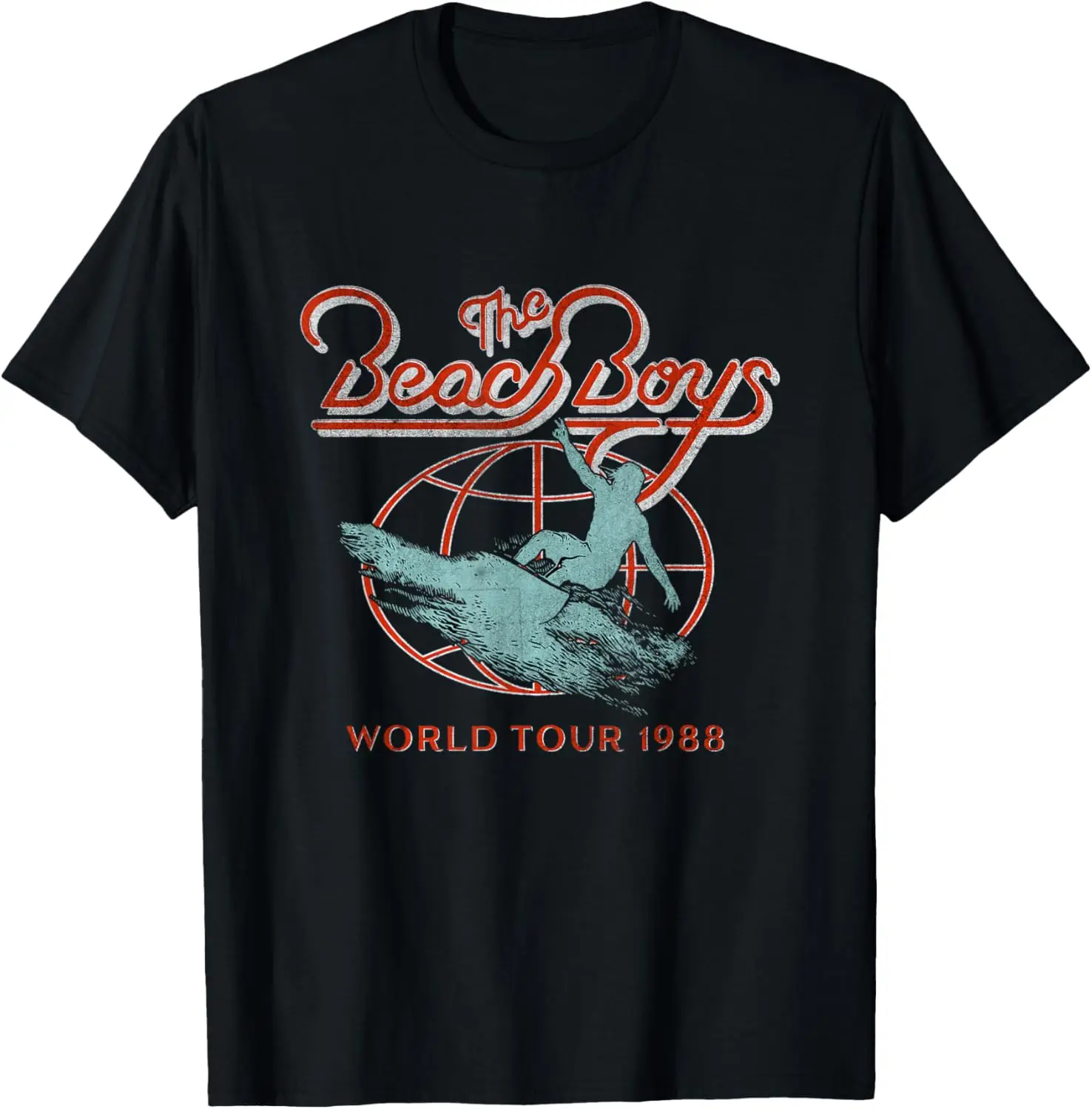 

Beach Boys World Tour 1988 T-Shirt 100% Cotton Trendy Y2K Short-Sleeve Tee – Soft, Quick-Drying, & Moisture-Wicking; Ideal