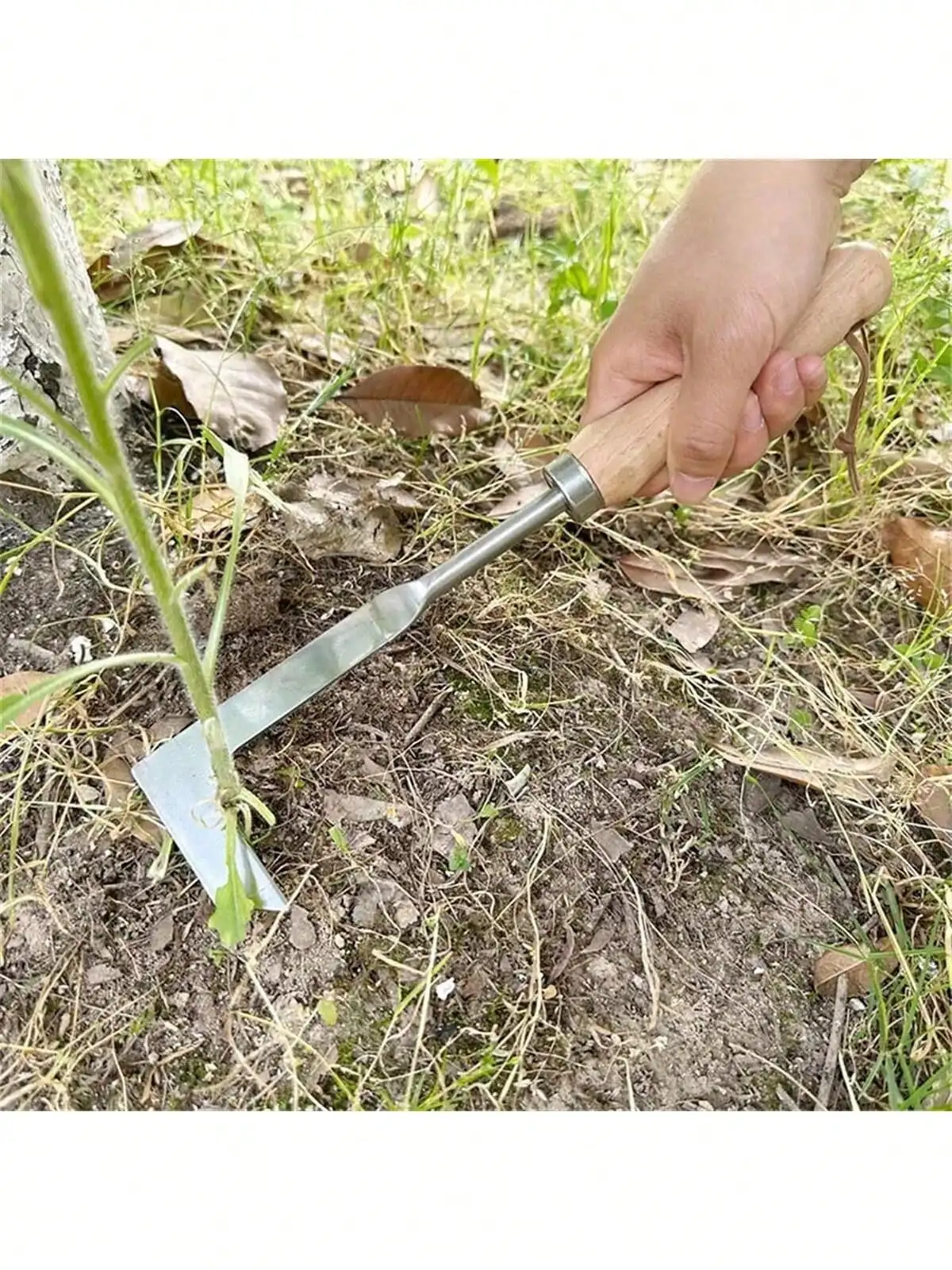 1pc Garden Weeding Tool - Weeding Puller, L-Shaped Manual Crack Weeder. Extractor Removal, Agricultural Bonsai Supplies Hand