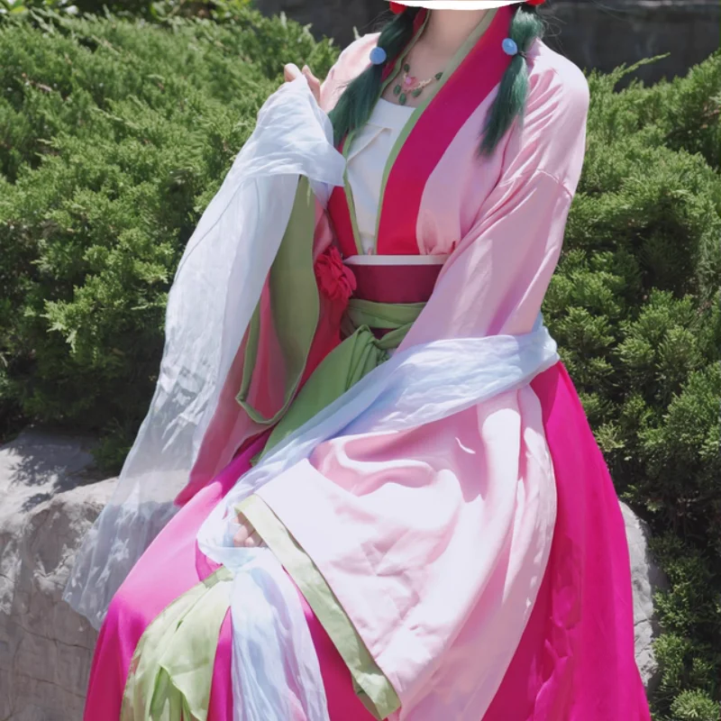 

Новое красное платье The Apothecary Diaries Maomao, костюм для косплея, элегантное платье для девочек, китайское ханьфу, аниме, манга, фармацевт