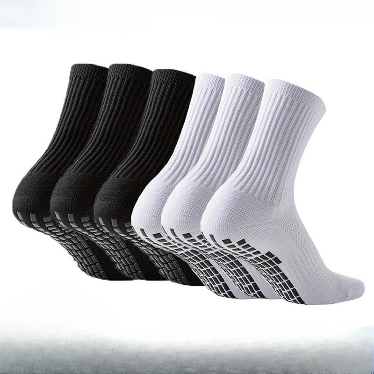 

1/4 пары мужских и женских нескользящих футбольных носков, мягкие удобные полотенца, впитывающие пот дышащие спортивные носки для баскетбола и регби
