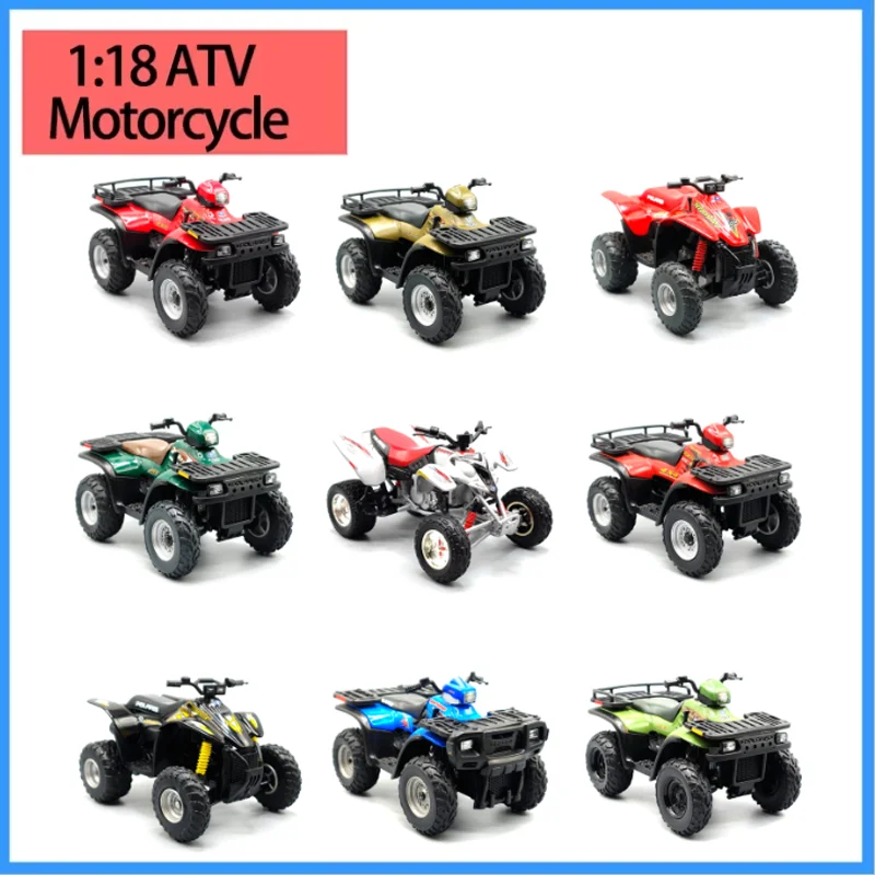 

1:18 Scale ATV Motorcycle Alloy Simulation Model Static Collection Decorated Souvenir Gift Hobby & Toys