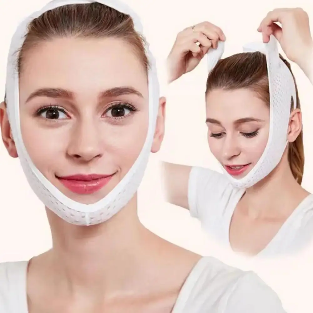 Sleep Bandage Slimming Lift Face Plastic Face Mask Face Lift Seed Chin V Bandage Face With Strap Melon Small Double H8Z3