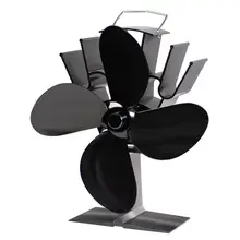 4 Blade Heat Powered Fireplace Fan #5