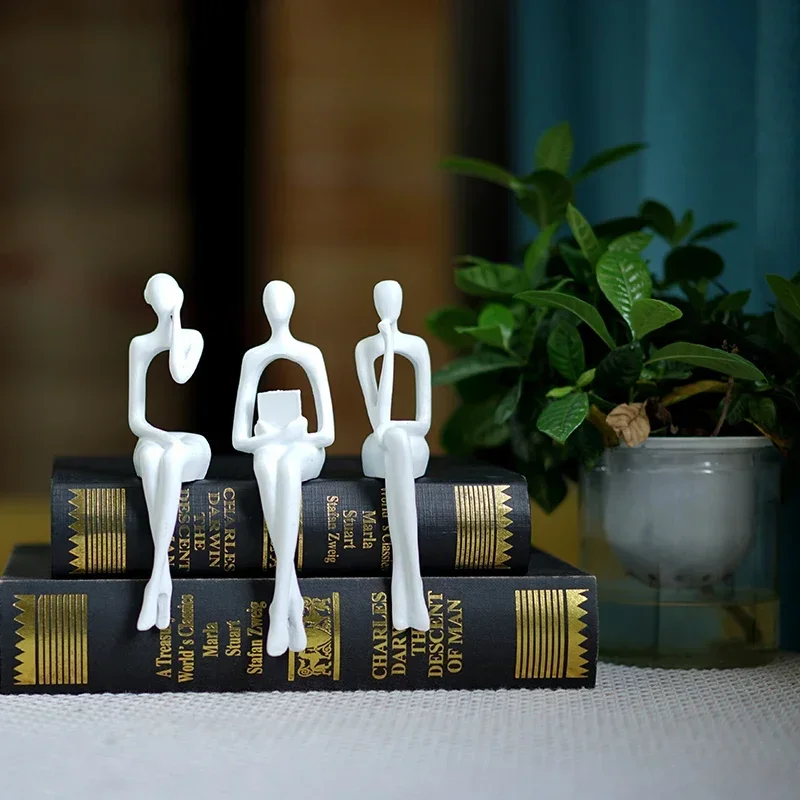 

3 шт./набор, фигурки из абстрактной смолы