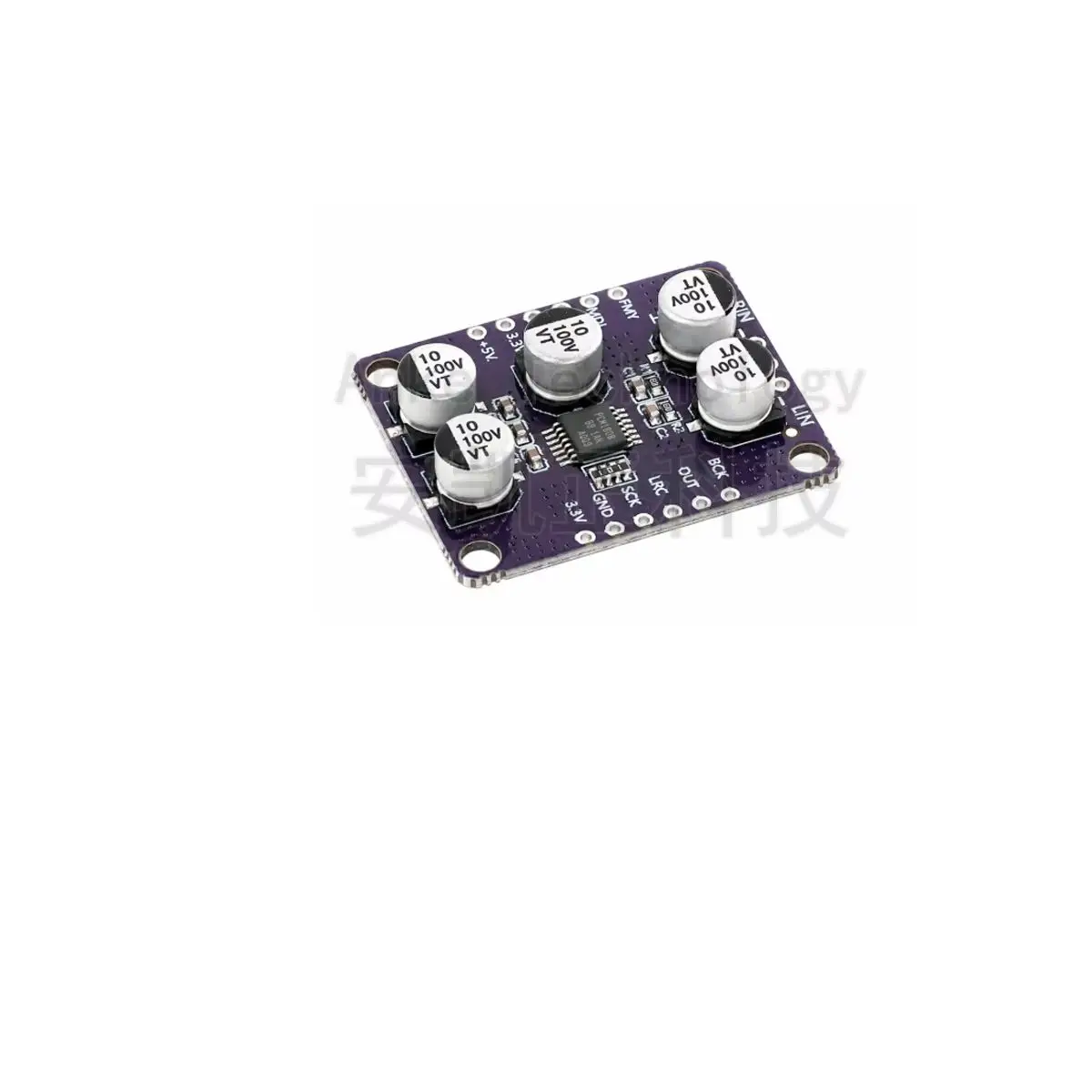 PCM1808 Audio Stereo ADC Single‑Ended Analog Input Decoder Amplifier Board Player Module