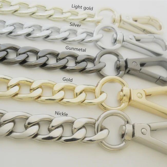 

12mm High Quality Bag Chain Strap Handle Shoulder Crossbody Handbag Bag Metal Replacement Chains Bag Part Accessories Wholesale