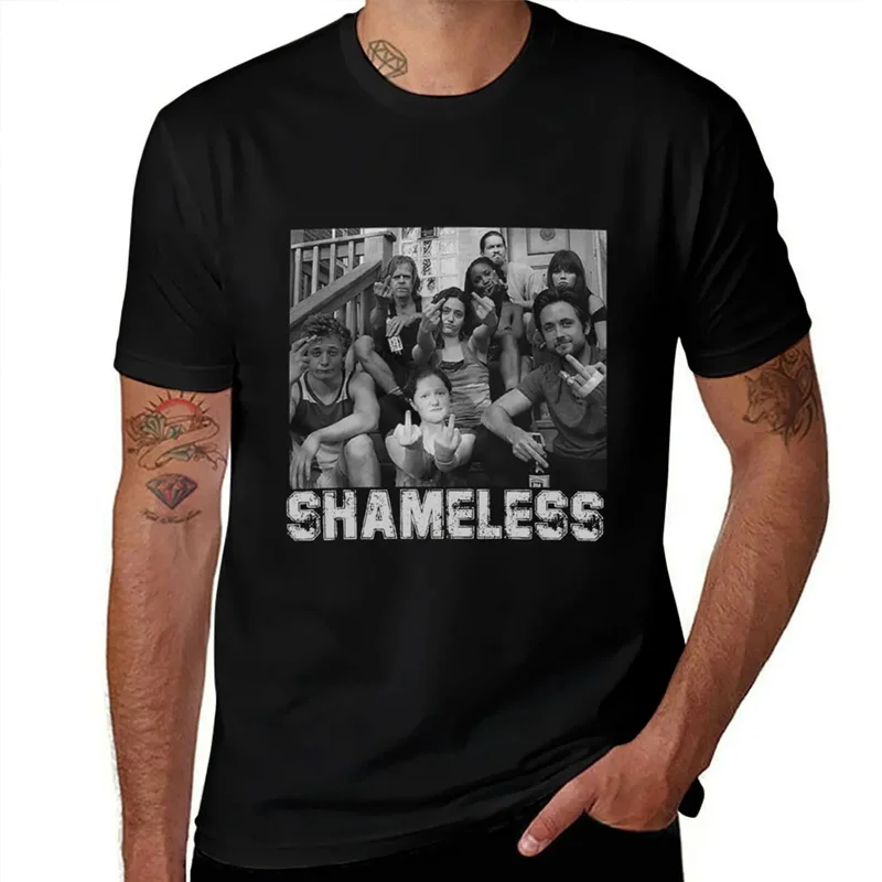

Shameless Graphic Printed T Shirt Fashion Women Casual Sports Short Sleeves T-shirt Summer Harajuku O-Neck Streetwear Tees Tops