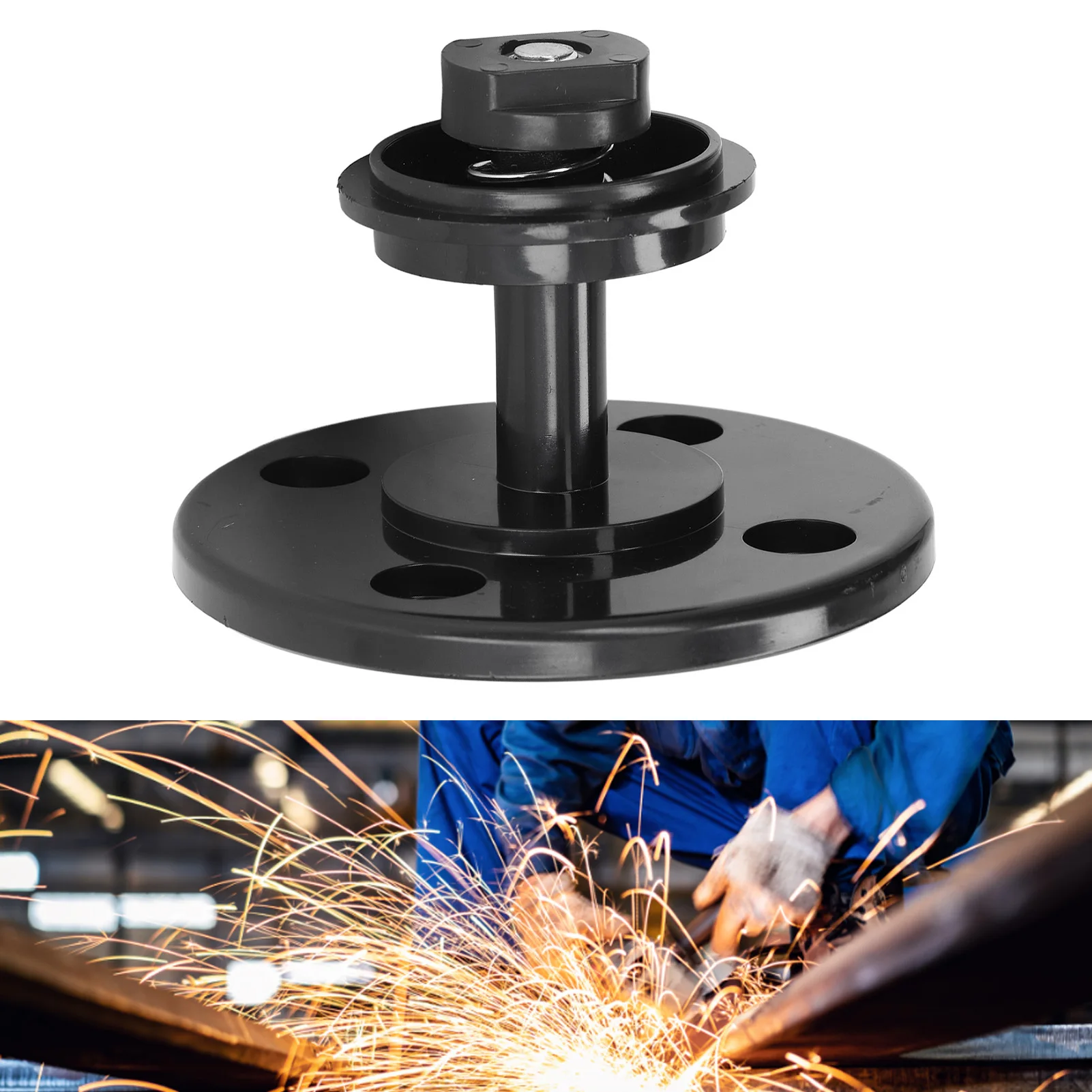 Porta bobina di saldatura regolabile in plastica ABS da 1 kg per bobina di saldatura per bobina di erogatore di saldatura con protezione a gas