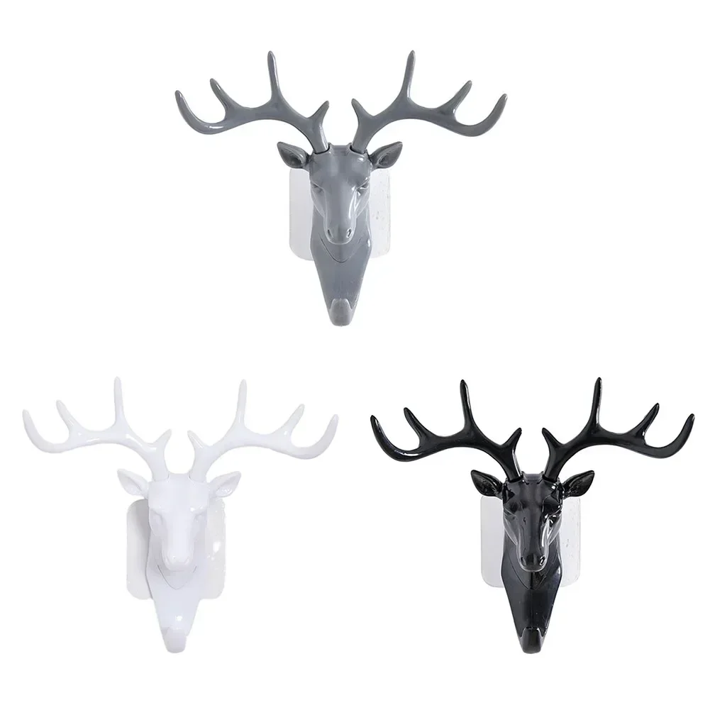 Wall Mounted Hooks Europe Animal Head Rack Coat Cap Hat Wall Hanger Creative Giraffe Head Hook Home Living Room Decoration