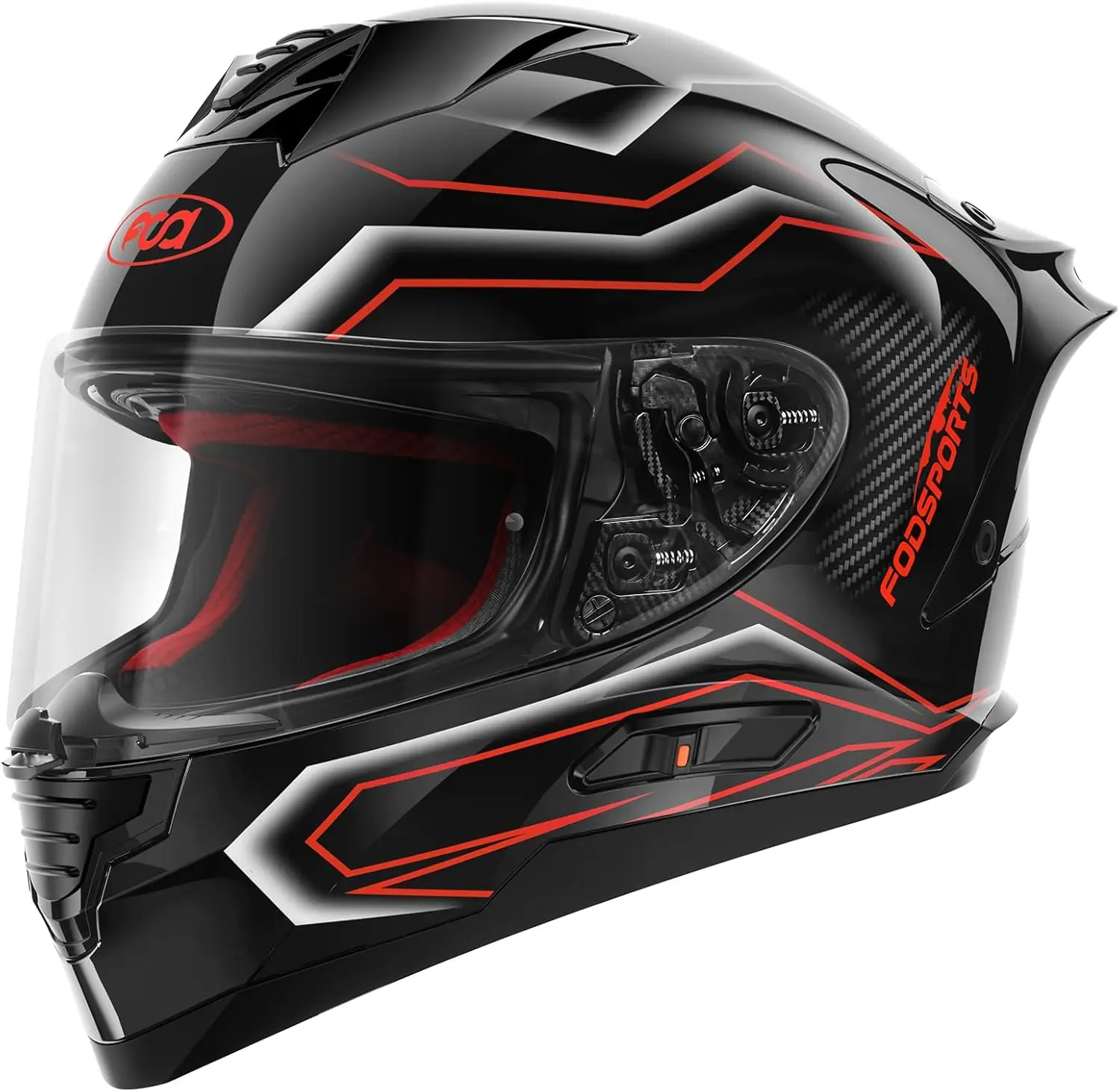 

FS90 Полнолицевой мотоциклетный шлем со светодиодным заднем фонарем, двойной козырек, мотоциклетный уличный велосипед, интегрированный шлем для взрослых, мужчин, женщин, DOT