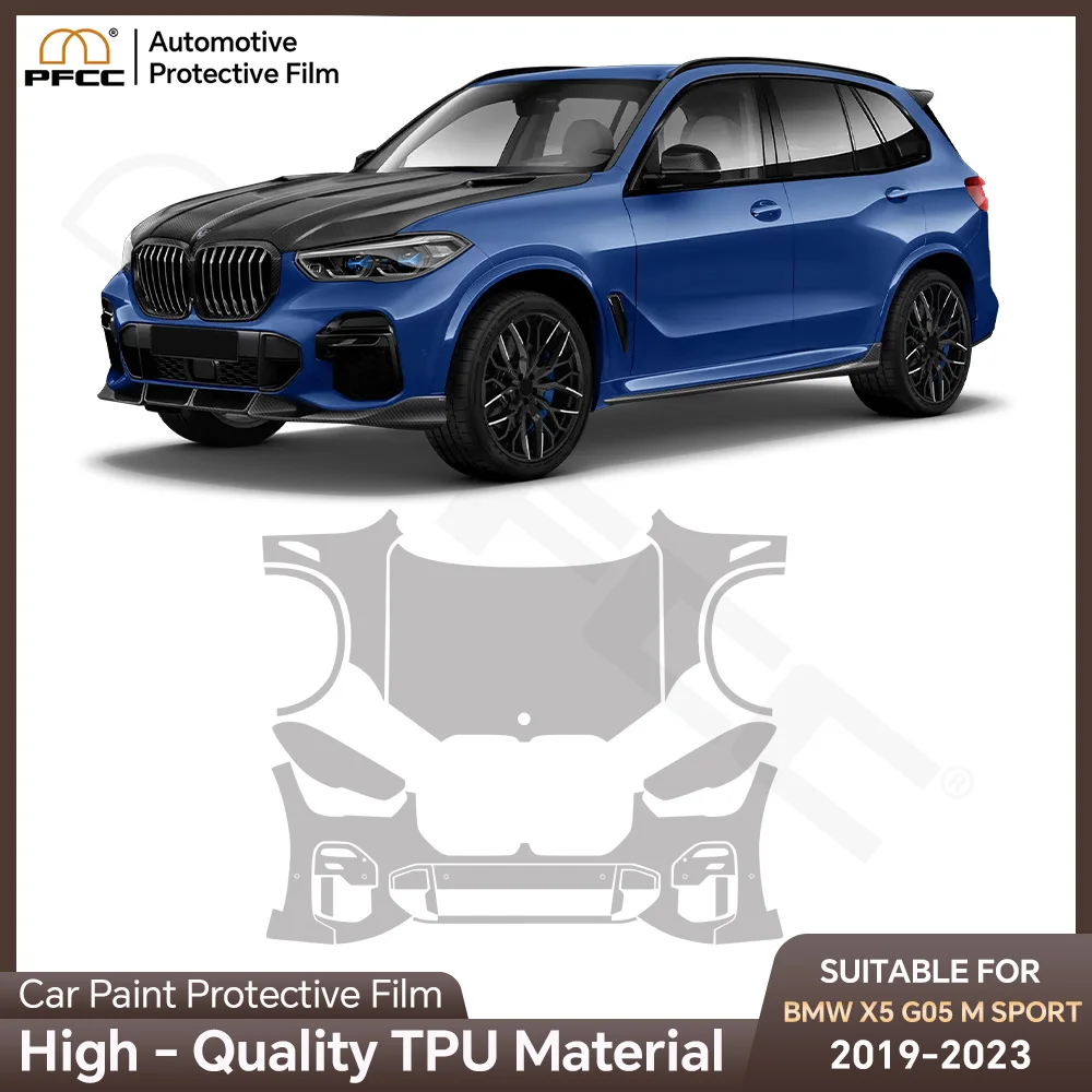 

Pre-cut TPU PPF For BMW X5 G05 M SPORT 2019-2023 Paint Protection Film Car Body Anti-Scratch Clear Bra Resistant Invisible Cover