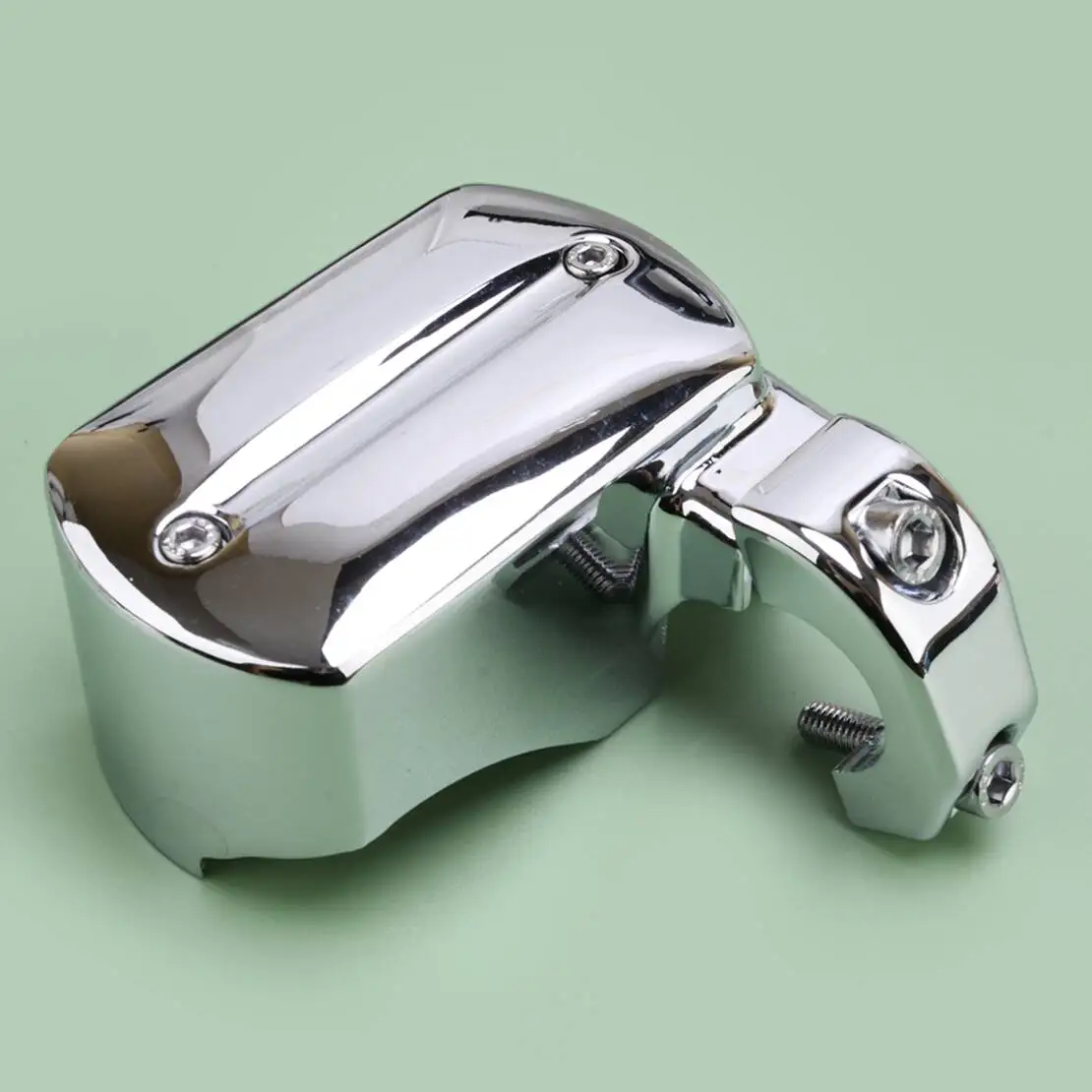

Front Chrome Brake Fluid Master Cylinder Cover Reservoir Cap Billet Aluminum fit for Yamaha V-Star 650 950 1100 1300 2009-2013