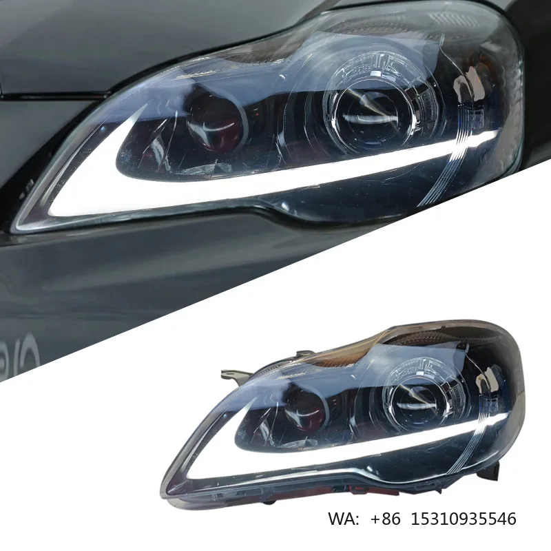 10-12 Models 12V Headlight Assembly Modification LED Daytime Running Lights Turn Signals Dual Lens Headlights New Universal
